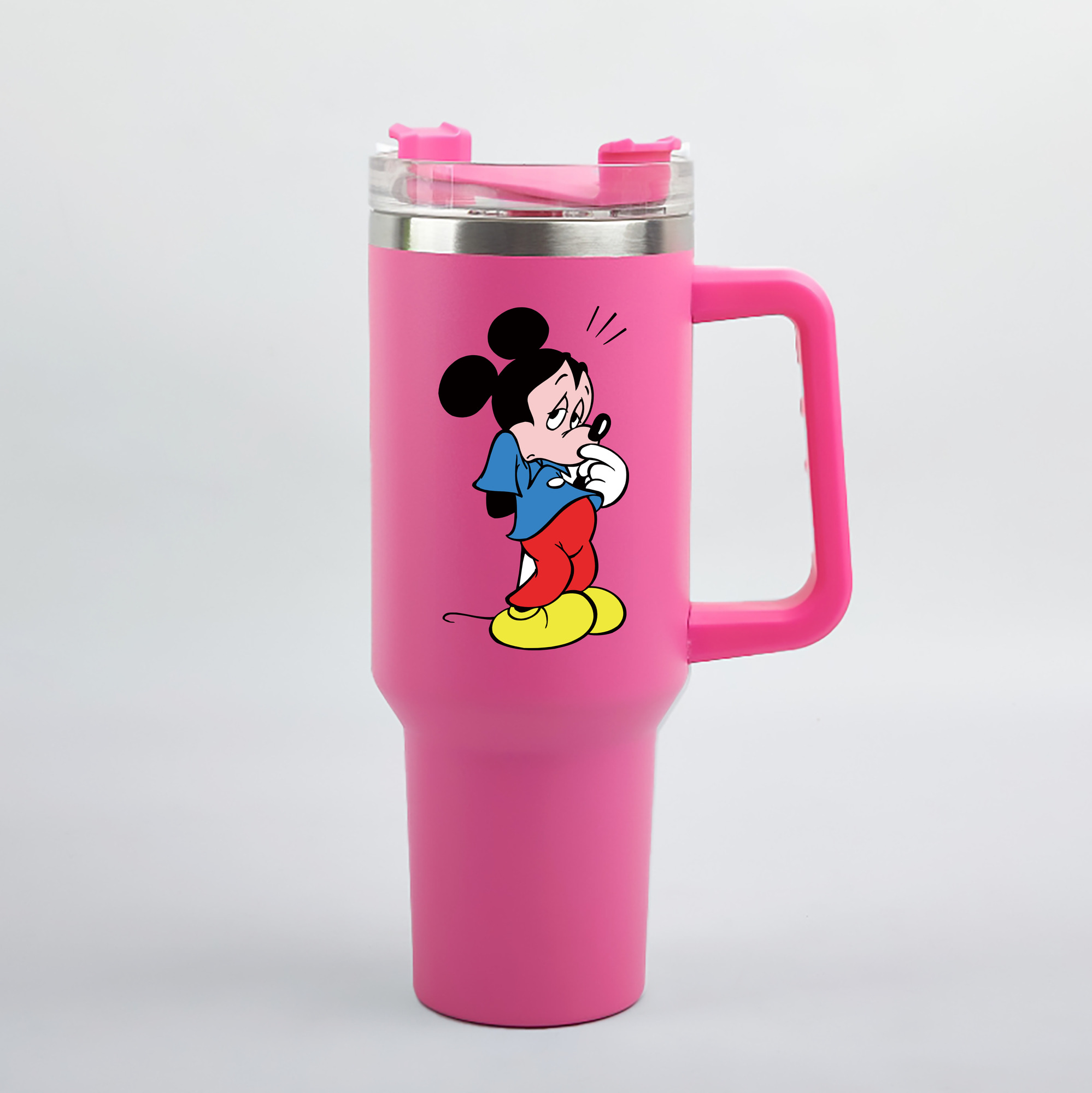 （画像用） ミッキーマウス Mickey Mouse 1200mL車用タンブラー（カラープリント）